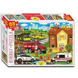 Детские Пазлы Транспорт Энергия Плюс 83453 ЕГ-19 88 элементов