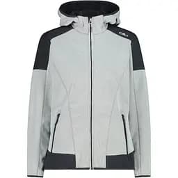 Куртка CMP Women's Jacquard Softshell Jacket Grey/Black XS (1097-33A2136-25XP 36)