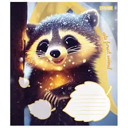 Тетрадь общая 1 Вересня Cute Forest Animal, А5, в косую линию, 12 листов (766298)
