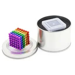 Іграшка головоломка магнітні кульки блоки Buckyballs Neocube поліхромні, 216 шт по 5 мм, 1 набір