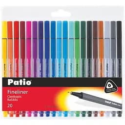 Набір лайнерів Patio 0.4 мм 20 кольорів (18586PTR)