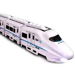 Іграшковий поїзд. Довжина 62 см. З фарою та реалістичним звуком. На батарейках. Для дітей від 3 років