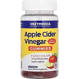 Яблочный уксус Enzymedica Apple cider vinegar 74 жевательные конфеты