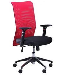 Кресло Аэро Люкс сиденье Сеть черная, Неаполь N-20/спинка Сеть красная