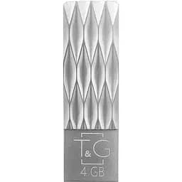Флеш накопитель USB 4Gb T&G Metal TG103 серебристый USB 2.0 (TG103-4G)