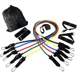 Набір гумових джгутів-еспандерів EasyFit Бубновського для фітнесу та реабілітації з 5 шт. (EF-6333)