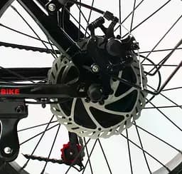 Електровелосипед фетбайк Corso Kraft 20 дюймів (500W 48V 15Ah) Shimano 7 швидкостей Чорний - мініатюра 6
