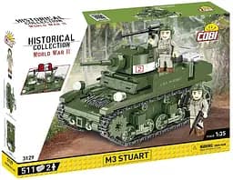Конструктор детский танк M3 Stuart COBI 3129