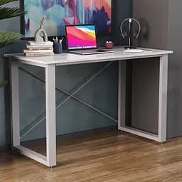 Письмовий стіл Ferrum-decor Драйв 750x1400x700 Сірий метал ДСП Бетон 16 мм (FRD-103205)