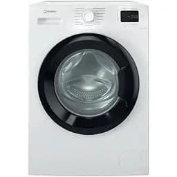 Пральна машина Indesit фронтальна, 6кг, 1200, A+++, 44.6см, дисплей, пара, інвертор, люк чорний, білий