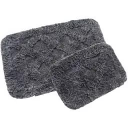 Набір килимків Irya Burns antrasit 90х60 см та 60х40 см темно-сірий (svt-2000022265720)