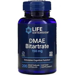 Натуральная добавка Life Extension DMAE Bitartrate 150 mg, 200 вегакапсул