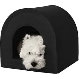 Будиночок для тварин BronzeDog ХL 70х70х70 см чорний