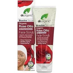 Скраб для обличчя Троянда Отто Dr. Organic Bioactive Skincare Rose Otto Face Scrub 125 мл