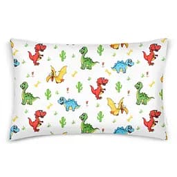 Комплект постільної білизни Cosas Colorful dino Підлітковий зелений (DinoBabyColor_11Honey_155) - мініатюра 3