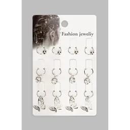 Кільця для волосся 1-11-18 12 шт Різнокольоровий (2000990730091A)