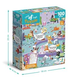 Дитячий пазл Шукай та знаходь "Котяче кафе" DoDo Toys 300667, 100 елементів - мініатюра 6