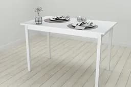Стіл кухонний Ferrum-decor Маріо 75x120x60 Білий ДСП Білий 16мм (FRD-106197) - мініатюра 7