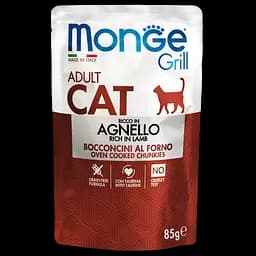 Вологий корм Monge Cat Grill Adult ягня 85 г (70013628)