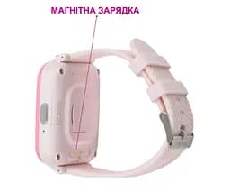 Дитячий смарт-годинник Amigo GO006 GPS 4G WIFI Videocall з відеодзвінком Pink Рожеві - мініатюра 6