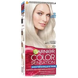 Краска для волос Garnier Color Sensation оттенок S1 пепельный ультраблонд 110 мл (C6297003)