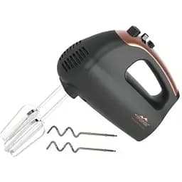 Monte Міксер MT-2007|700Вт|5 швидкостей | турбо| 2 насадки|чорний-бронзовий