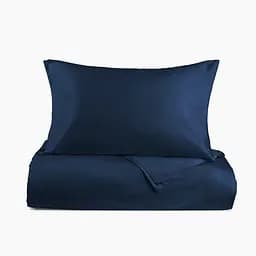 Простирадло МВМ My Home Елегія 240x260 см синє (BL-FS-21 DEEP BLUE) - мініатюра 3