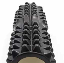 Масажний ролик (роллер) PowerPlay 4405 EVA Massage Roller Чорний 33x12 см (PP_4405_Black) - мініатюра 3