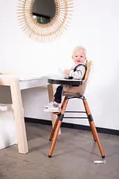 Стілець для годування Childhome Evolu 2 з бампером, горіх (CHEVOCHFR) - мініатюра 21
