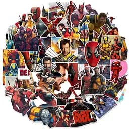 Стікерпак Набір наклейок GeekLand Deadpool Дедпул 50 штук SP DL 02