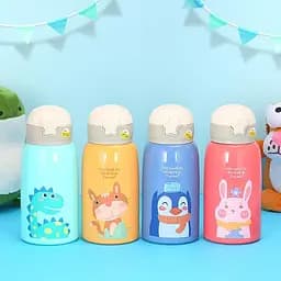 Дитячий термос - поїлка в сумці з чашкою 3 в 1 600 ml Mumlove Синій - мініатюра 7