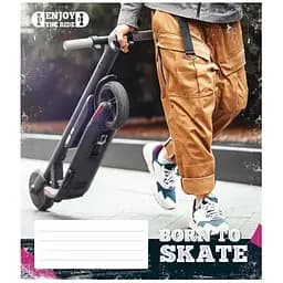 Зошит учнівський "Enjoy the ride" Star 048-3317K 48 аркушів (482000647216003317)(SC)
