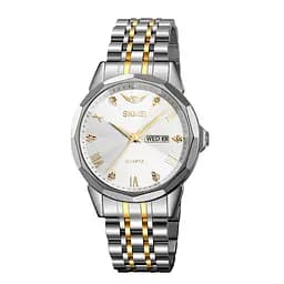 Наручний годинник жіночий 2291TGDWT Silver-Gold-White Skmei acs0030052