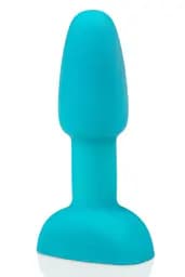 Анальная пробка B-Vibe Rimming Plug Petite 12.4 см (бирюзовый)