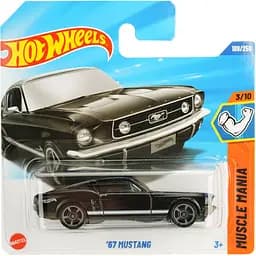 Базовая машинка Hot Wheels Muscle Mania67 Mustang черная (5785) JBB13-N521  