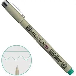 Лінер Pigma Micron (0.5) 0.45 мм Зелений Sakura