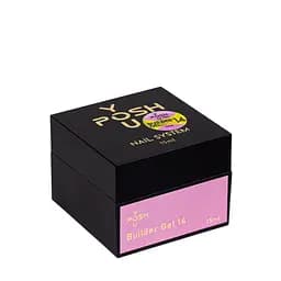 Гель для наращивания ногтей однофазный YouPosh ТМ UV Gel/LED 15мл №14 Ярко-розовый