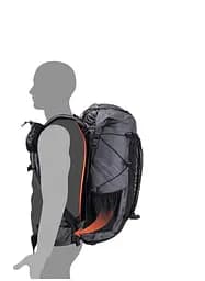 Рюкзак туристичний Naturehike Rock NH19BP095, 60+5 л, чорний - мініатюра 2