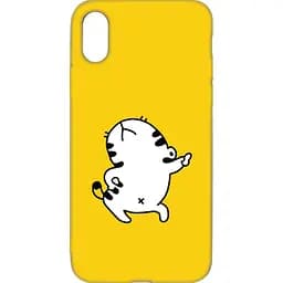 Чехол-накладка Toto Cartoon Soft Silicone TPU Case Apple iPhone X/XS Cat Yellow