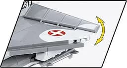Конструктор COBI літак Mirage IIIS Swiss Air Force 5827 - мініатюра 5