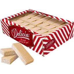 Вафли Delicia Ритм со вкусом пломбира, 0,5 кг (842115)