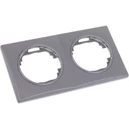 Рамка Brille двойная серая WB-2F Grey