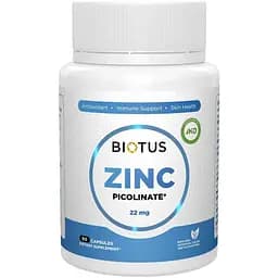 Цинк піколінат Biotus 22 мг 60 капсул