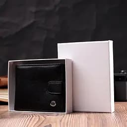 Чоловічий шкіряний портмоне ST Leather 11,3х9,5х2 см acs0028280 - мініатюра 9