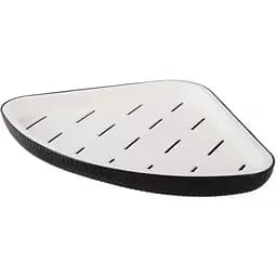 Полка угловая для ванной Violet House черная (0447 BLACK)