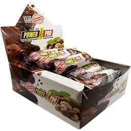 Протеїнові батончики Power Pro Protein Bar Nutella 32% Nut Without sugar 1.2 кг (20 шт. x 60 г) 