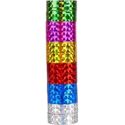 Скотч декоративний Bambi  "Голограма" 2-96, 1,2 см, 2 м, 12 штук