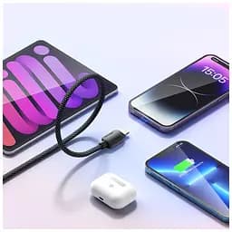 Дата кабель USB-C to Lightning 1.0m 20W black Essager (EXCTL-WL01-P)