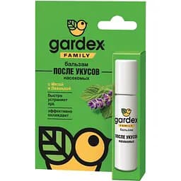 Бальзам після укусів комах Gardex Family з м'ятою і лавандою 7 мл