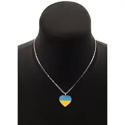 Прикраса Кулон на ланцюжку 159457Серце Блакитний (2000989285755A)